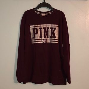 Pink maroon sweater